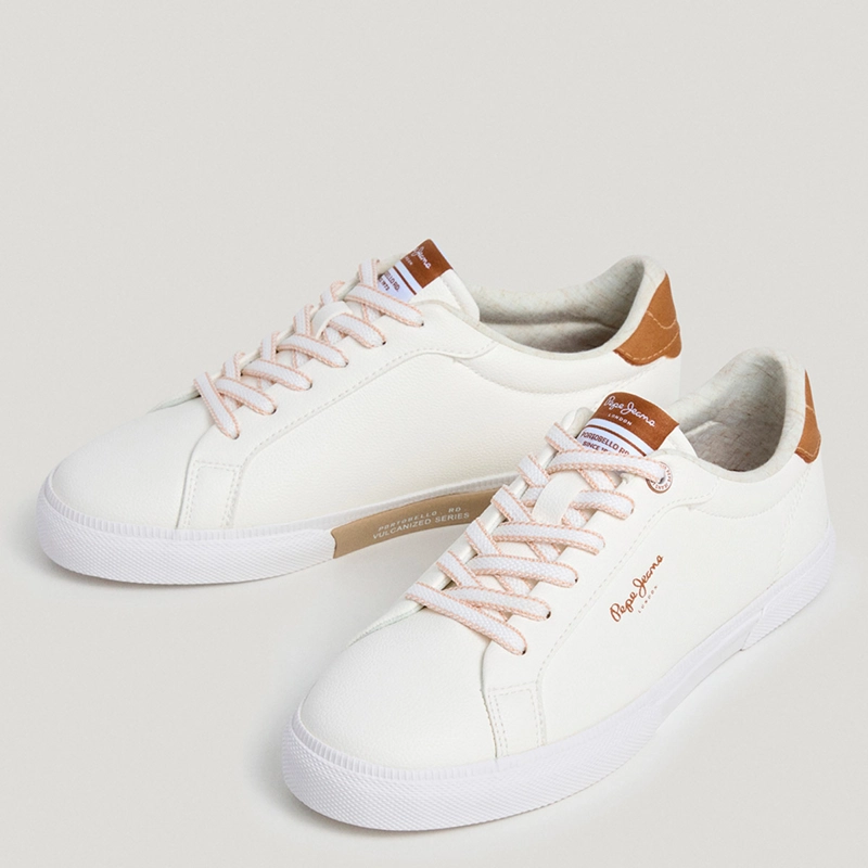ZAPATILLAS MUJER PEPE JEANS LONDON CASUALES BLANCO KENTON MAX - 2