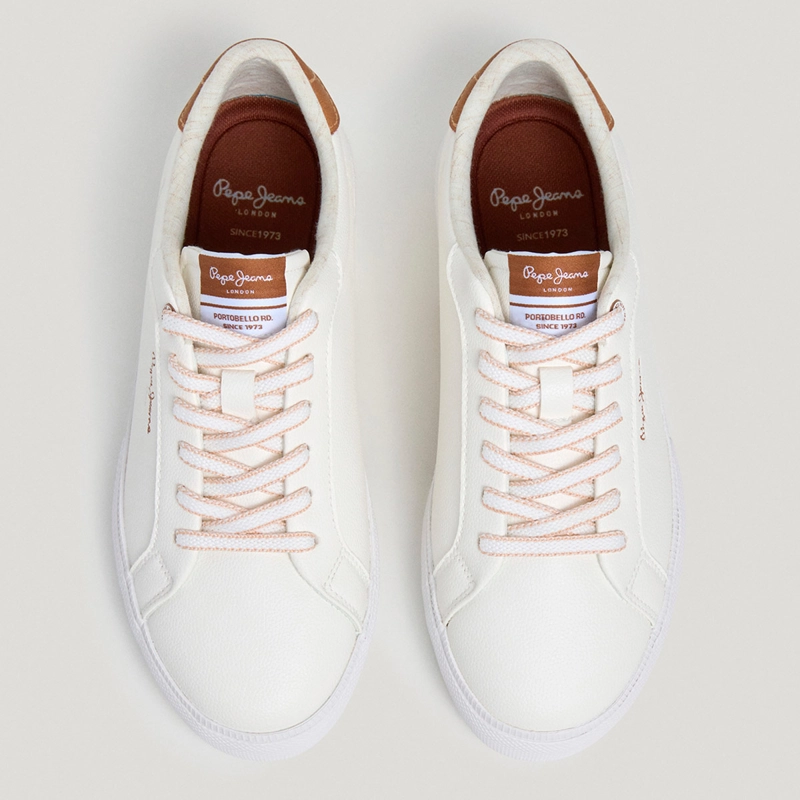 ZAPATILLAS MUJER PEPE JEANS LONDON CASUALES BLANCO KENTON MAX - 3