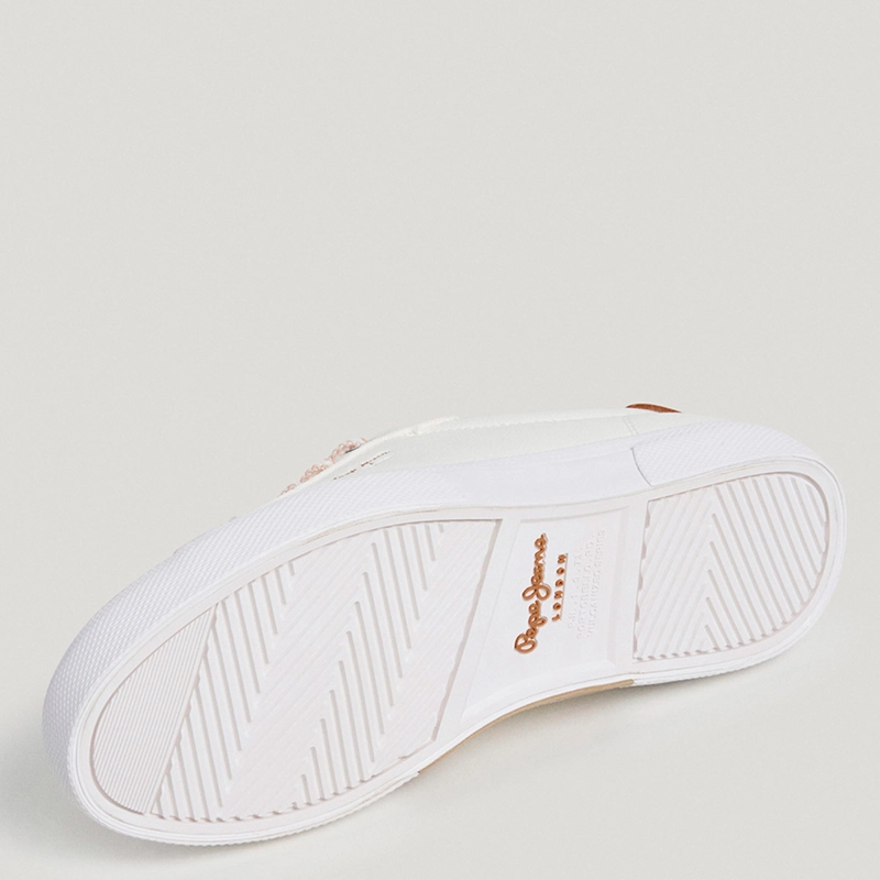 ZAPATILLAS MUJER PEPE JEANS LONDON CASUALES BLANCO KENTON MAX - 5