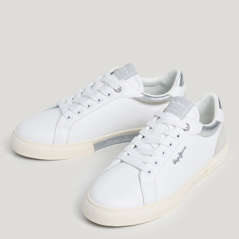 ZAPATILLAS MUJER PEPE JEANS LONDON CASUALES GRIS KENTON COURT  - 2