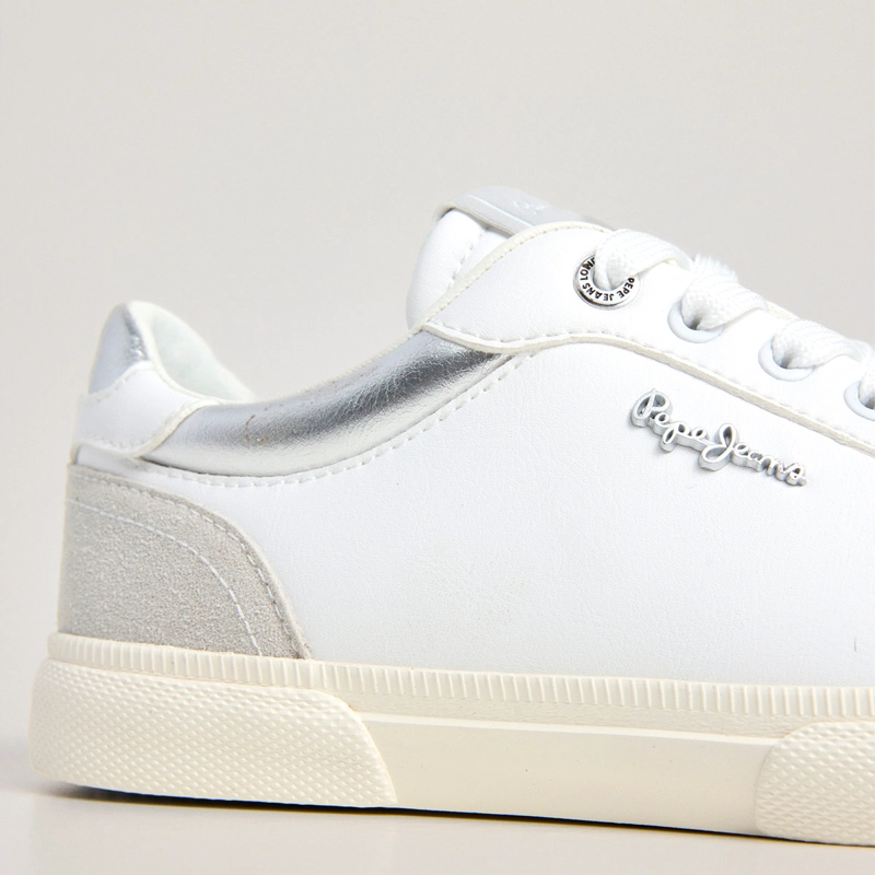 ZAPATILLAS MUJER PEPE JEANS LONDON CASUALES GRIS KENTON COURT  - 5