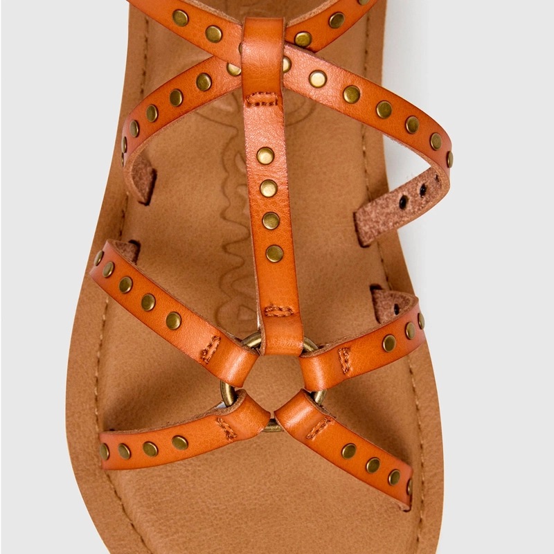SANDALIAS MUJER PEPE JEANS LONDON CASUALES CAFÉ RIO STUDS - 6