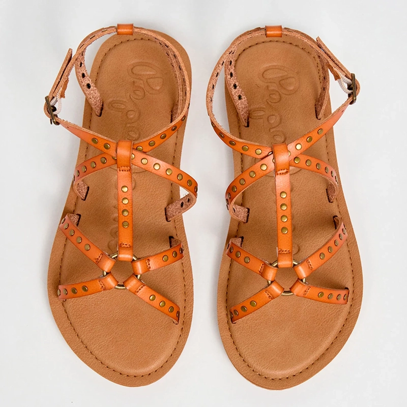 SANDALIAS MUJER PEPE JEANS LONDON CASUALES CAFÉ RIO STUDS - 3