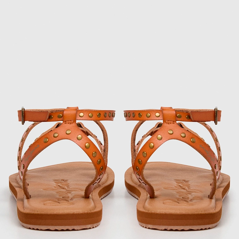 SANDALIAS MUJER PEPE JEANS LONDON CASUALES CAFÉ RIO STUDS - 4
