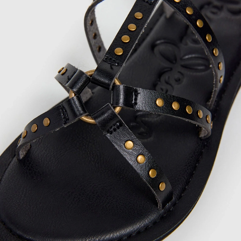 SANDALIAS MUJER PEPE JEANS LONDON CASUALES NEGRO RIO STUDS - 6