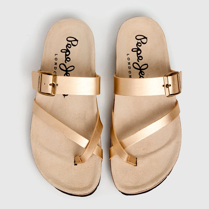 SANDALIAS MUJER PEPE JEANS LONDON CASUALES AMARILLO OBAN COOL  - 3