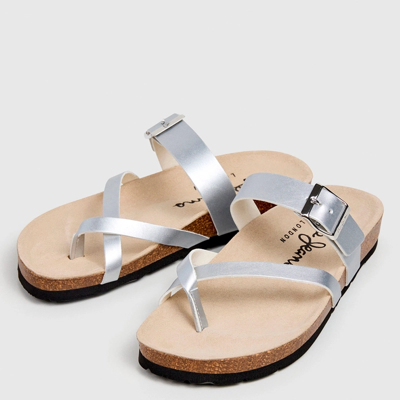SANDALIAS MUJER PEPE JEANS LONDON CASUALES GRIS OBAN COOL  - 2
