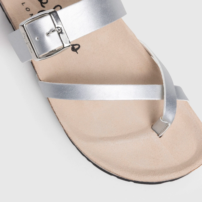 SANDALIAS MUJER PEPE JEANS LONDON CASUALES GRIS OBAN COOL  - 6
