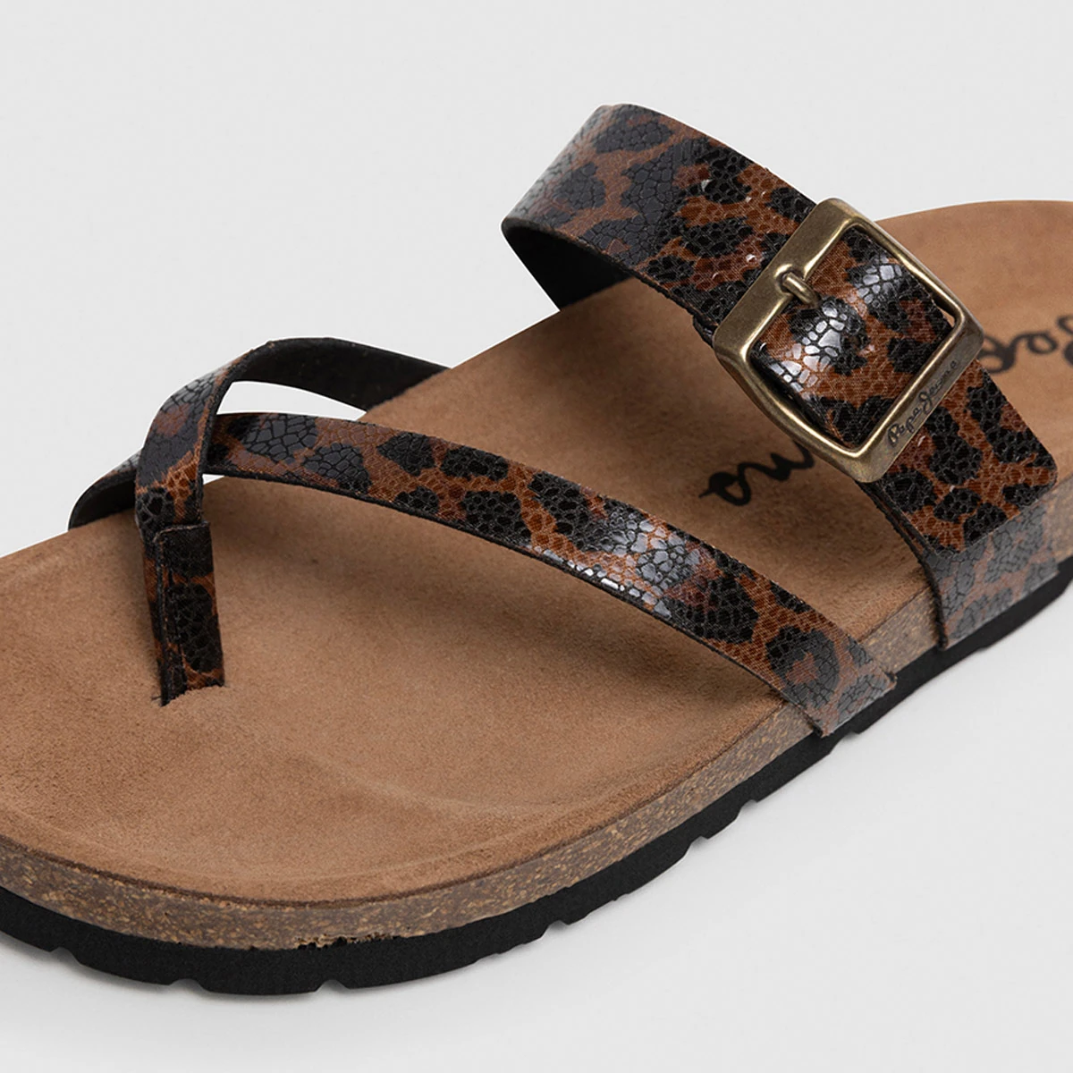 SANDALIAS MUJER PEPE JEANS LONDON CASUALES CAFÉ OBAN COOLER - 5