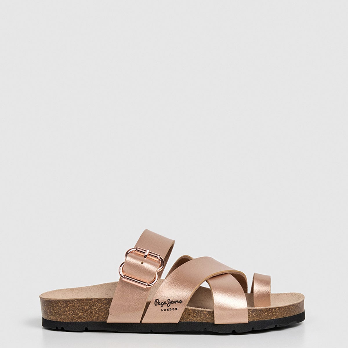 SANDALIAS MUJER PEPE JEANS LONDON CASUALES ROSA OBAN TWIST CUERO - 1