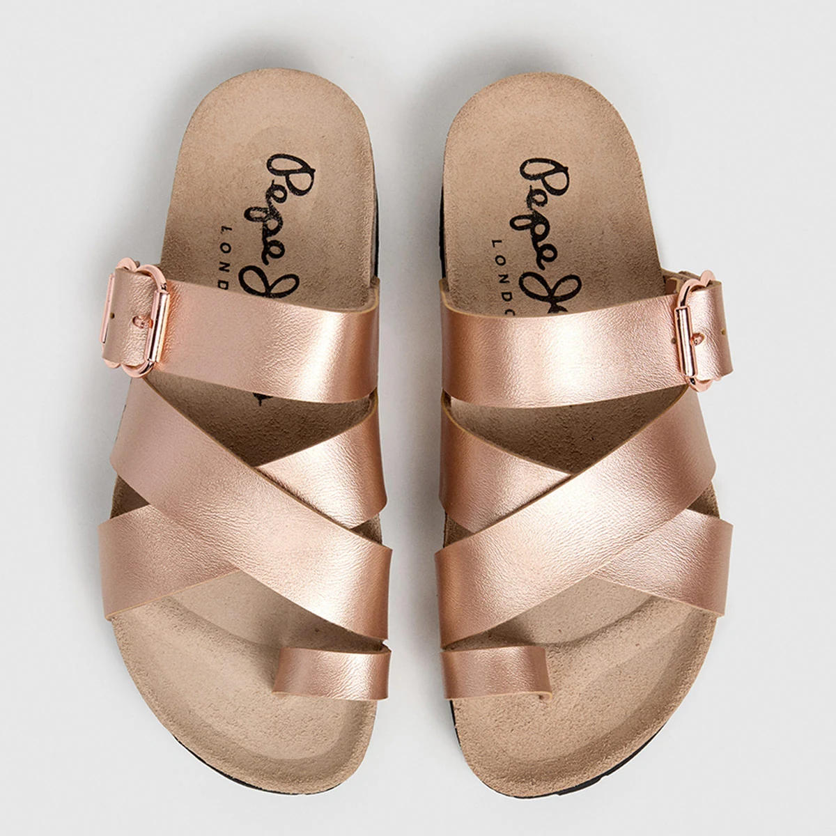 SANDALIAS MUJER PEPE JEANS LONDON CASUALES ROSA OBAN TWIST CUERO - 6