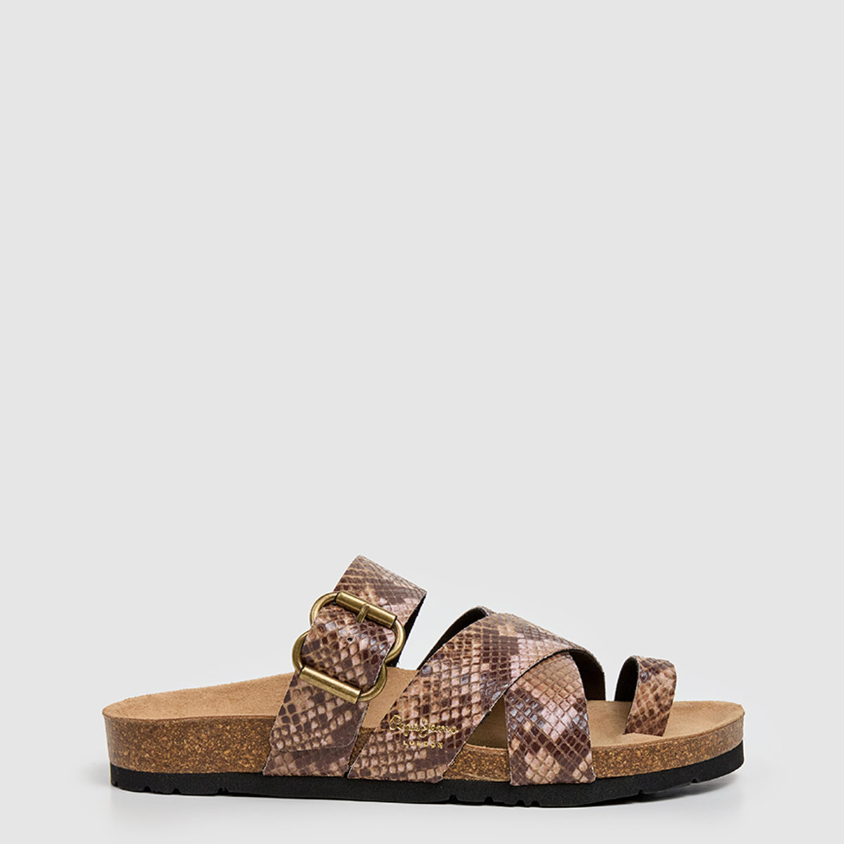 SANDALIAS MUJER PEPE JEANS LONDON CASUALES CAFÉ OBAN TWISTY  - 1