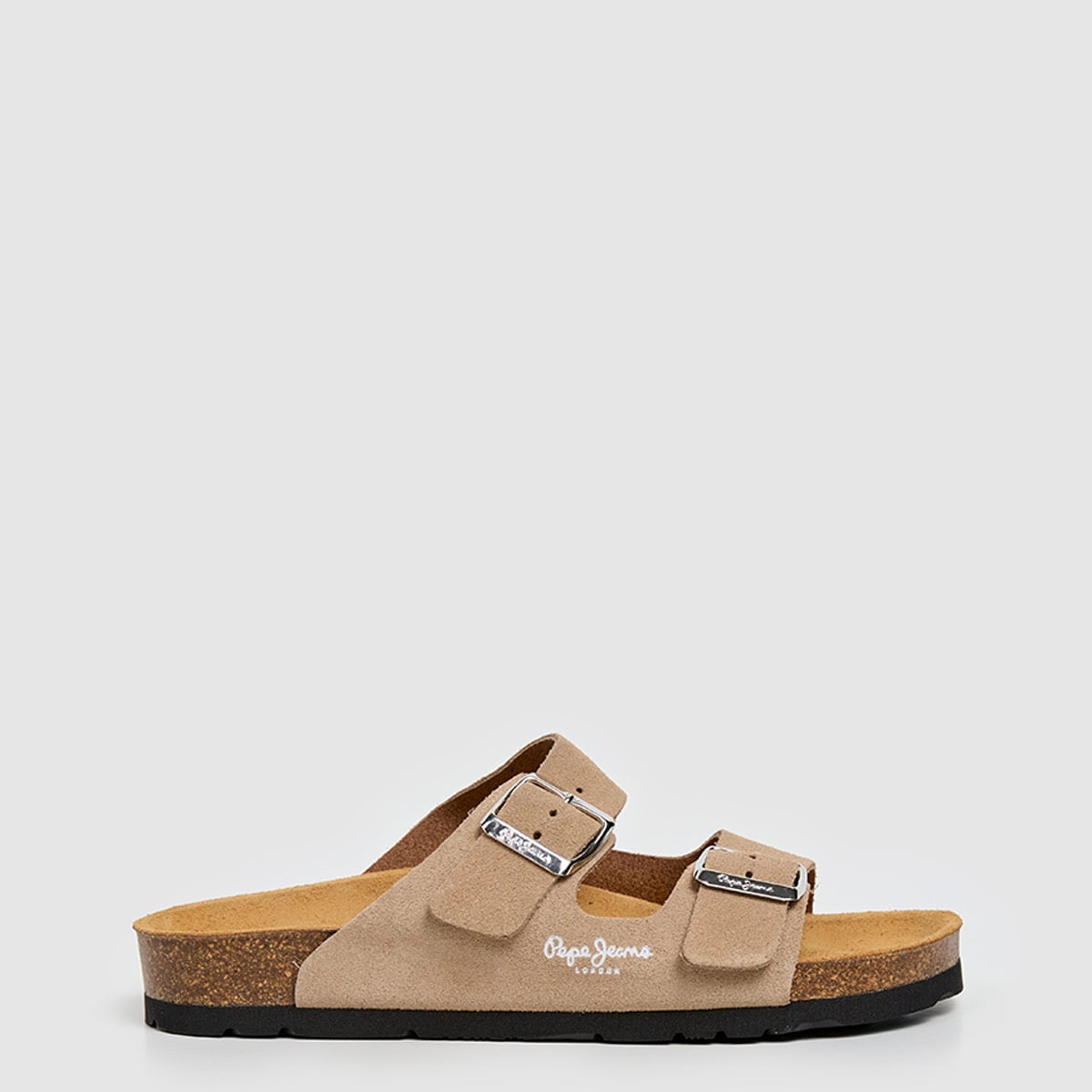 SANDALIAS MUJER PEPE JEANS LONDON CASUALES BLANCO OBAN SUEDE CUERO - 1