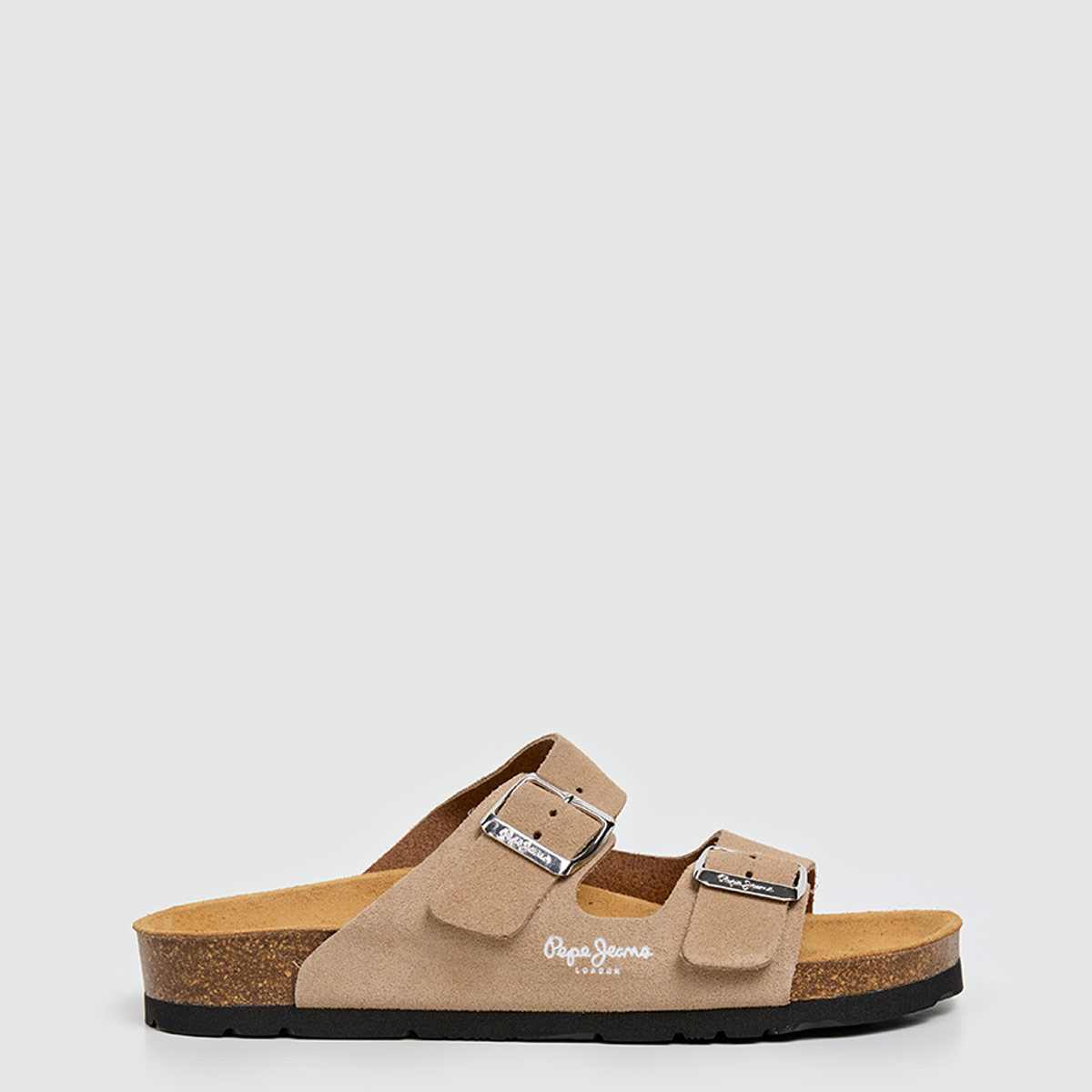 SANDALIAS MUJER PEPE JEANS LONDON CASUALES BLANCO OBAN SUEDE CUERO - 1