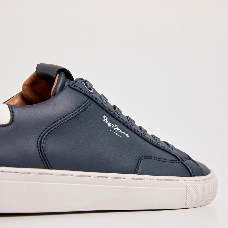 ZAPATILLAS HOMBRE PEPE JEANS LONDON CASUALES AZUL JOE BASIC - 6