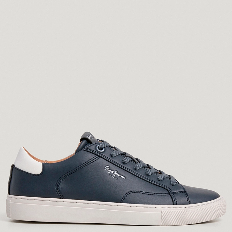 ZAPATILLAS HOMBRE PEPE JEANS LONDON CASUALES AZUL JOE BASIC - 1