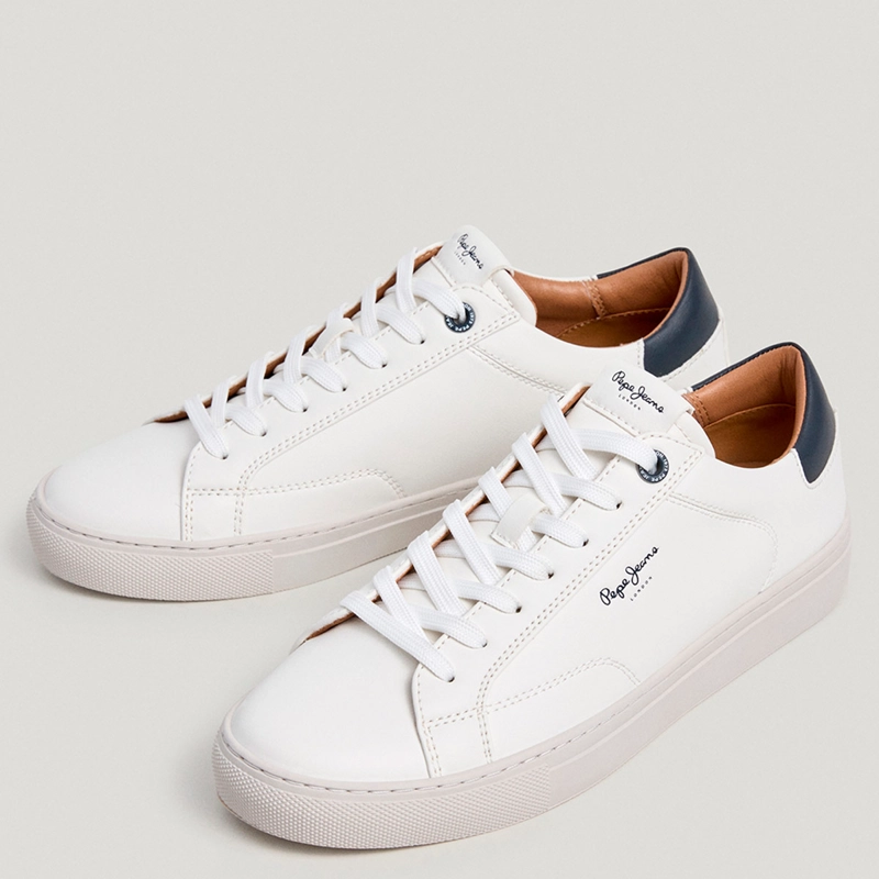 ZAPATILLAS HOMBRE PEPE JEANS LONDON CASUALES BLANCO JOE BASIC - 2