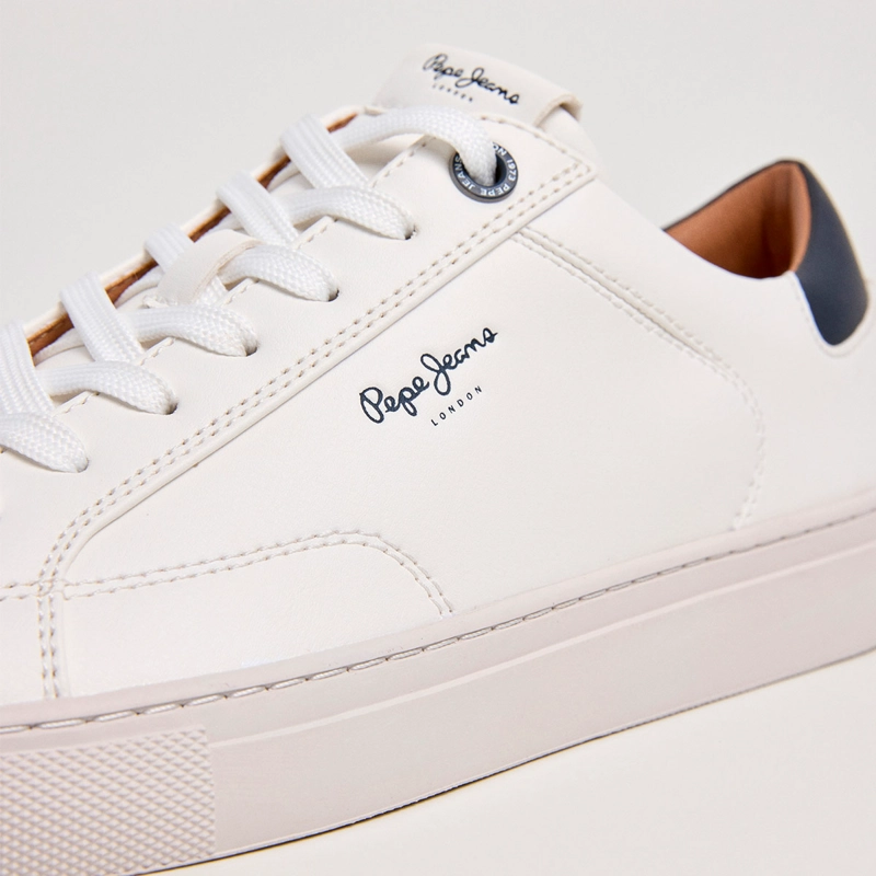 ZAPATILLAS HOMBRE PEPE JEANS LONDON CASUALES BLANCO JOE BASIC - 6