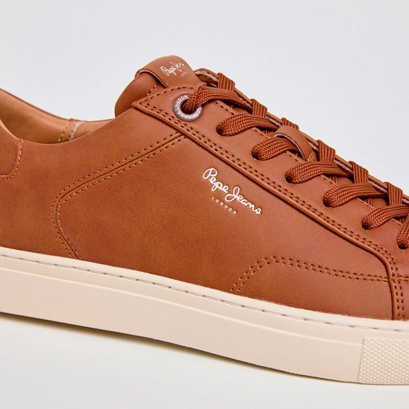 ZAPATILLAS HOMBRE PEPE JEANS LONDON CASUALES CAFÉ JOE BASIC - 6