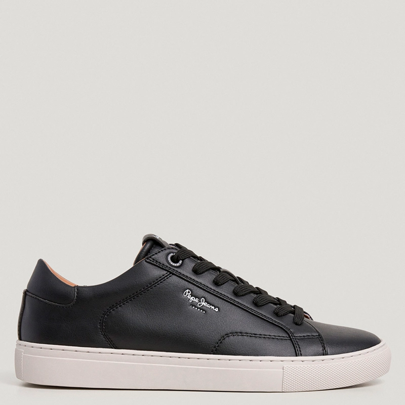ZAPATILLAS HOMBRE PEPE JEANS LONDON CASUALES NEGRO JOE BASIC - 1