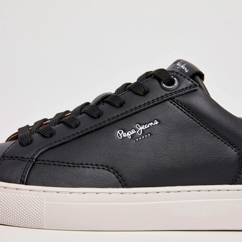 ZAPATILLAS HOMBRE PEPE JEANS LONDON CASUALES NEGRO JOE BASIC - 6
