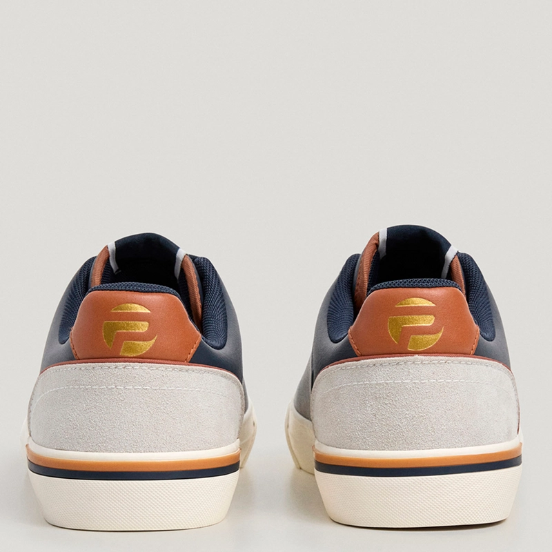 ZAPATILLAS HOMBRE PEPE JEANS LONDON CASUALES AZUL KENTON CAMPUS  - 4