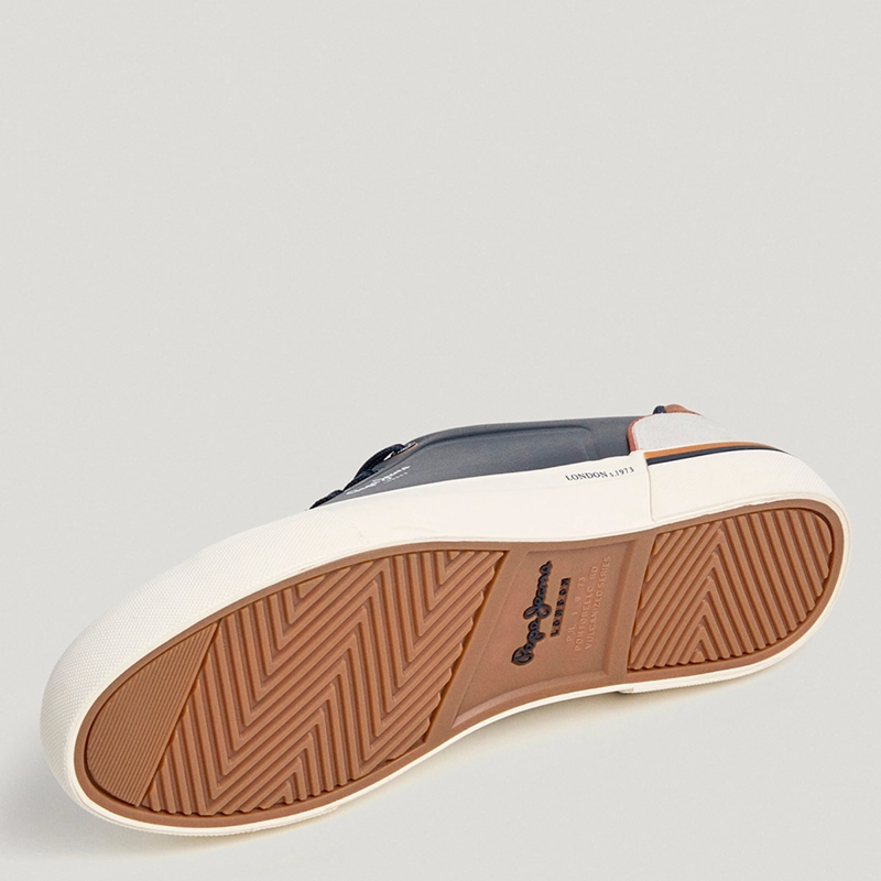 ZAPATILLAS HOMBRE PEPE JEANS LONDON CASUALES AZUL KENTON CAMPUS  - 5