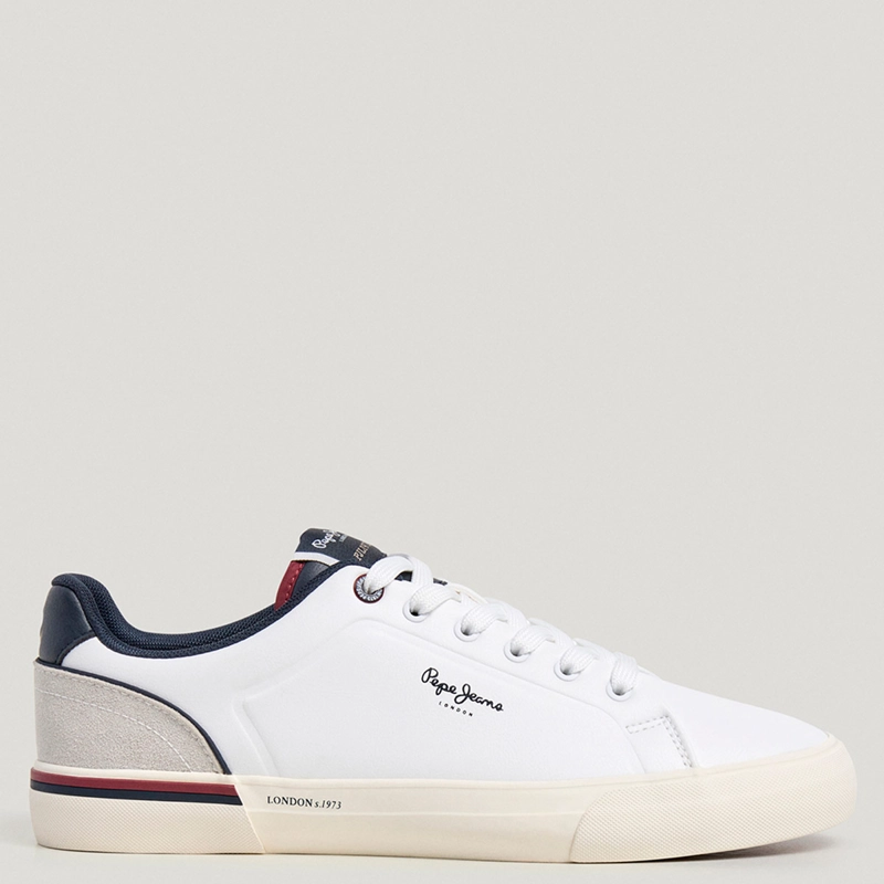 ZAPATILLAS HOMBRE PEPE JEANS LONDON CASUALES BLANCO KENTON CAMPUS  - 1