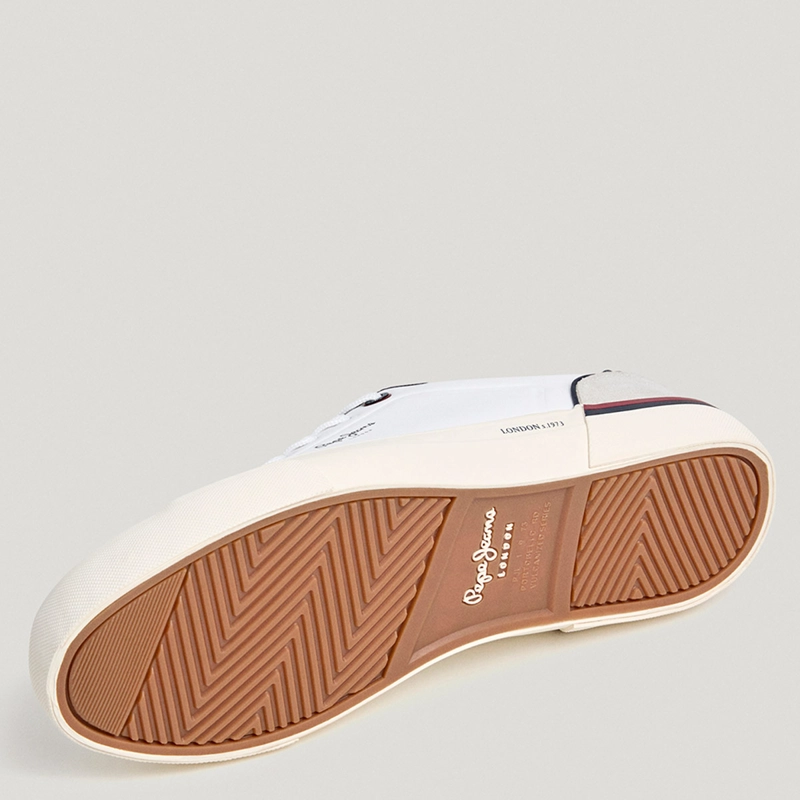 ZAPATILLAS HOMBRE PEPE JEANS LONDON CASUALES BLANCO KENTON CAMPUS  - 5