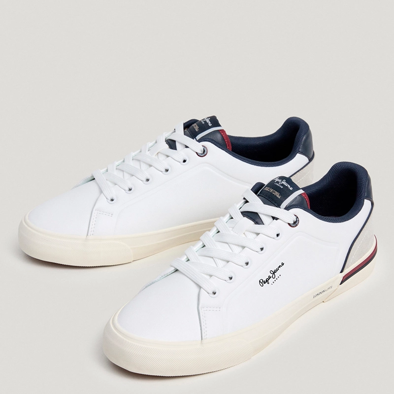ZAPATILLAS HOMBRE PEPE JEANS LONDON CASUALES BLANCO KENTON CAMPUS  - 2