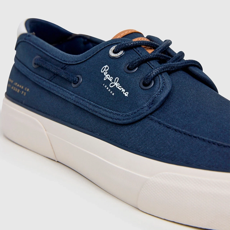 ZAPATILLAS HOMBRE PEPE JEANS LONDON CASUALES AZUL TAYLOR BOAT - 6