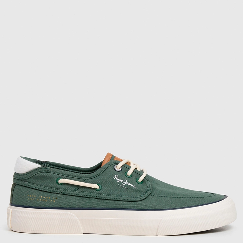 ZAPATILLAS HOMBRE PEPE JEANS LONDON CASUALES VERDE TAYLOR BOAT - 1