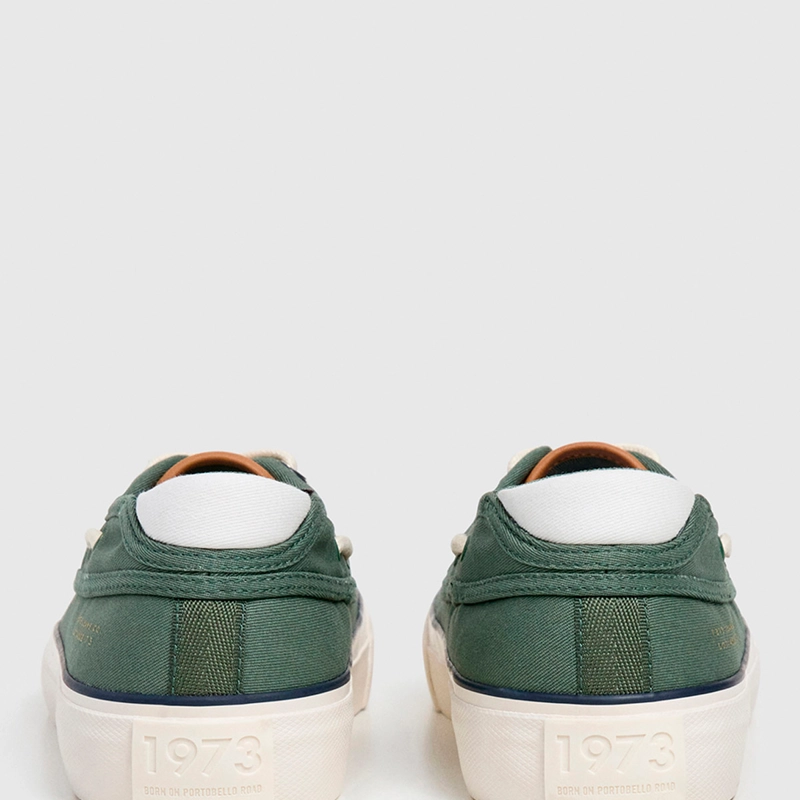ZAPATILLAS HOMBRE PEPE JEANS LONDON CASUALES VERDE TAYLOR BOAT - 4