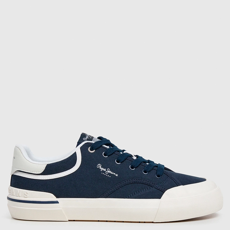 ZAPATILLAS HOMBRE PEPE JEANS LONDON CASUALES AZUL NOLAN BASIC - 1