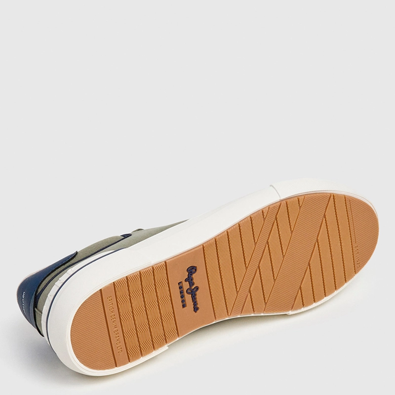 ZAPATILLAS HOMBRE PEPE JEANS LONDON CASUALES VERDE NOLAN BASIC - 5