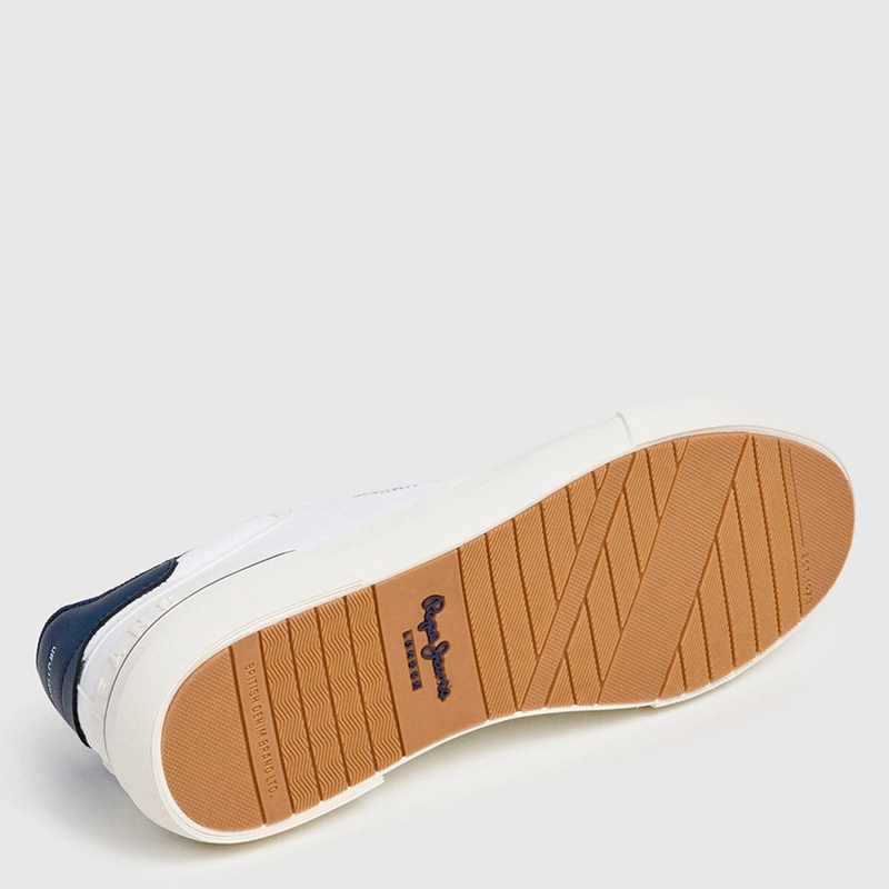 ZAPATILLAS HOMBRE PEPE JEANS LONDON CASUALES BLANCO NOLAN BASIC - 5