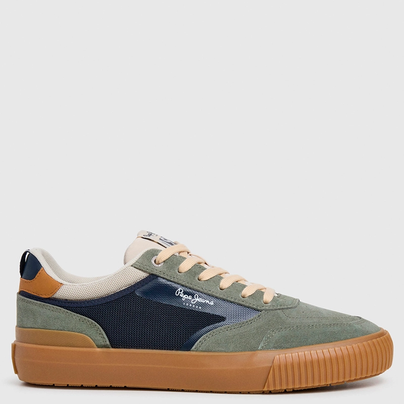 ZAPATILLAS HOMBRE PEPE JEANS LONDON CASUALES VERDE NOLAN STREET - 1