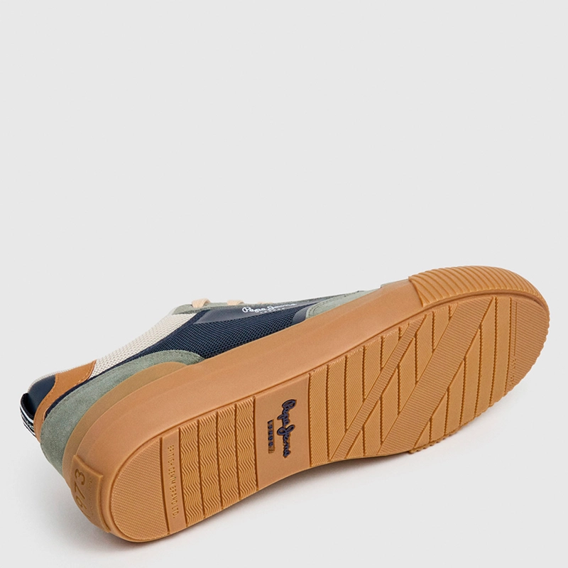 ZAPATILLAS HOMBRE PEPE JEANS LONDON CASUALES VERDE NOLAN STREET - 5