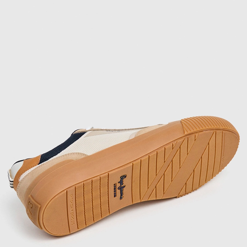 ZAPATILLAS HOMBRE PEPE JEANS LONDON CASUALES BEIGE NOLAN STREET - 5