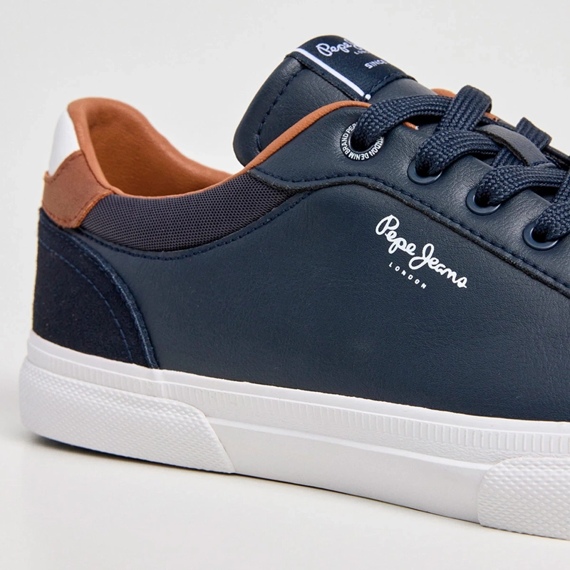 ZAPATILLAS HOMBRE PEPE JEANS LONDON CASUALES AZUL KENTON COURT - 6