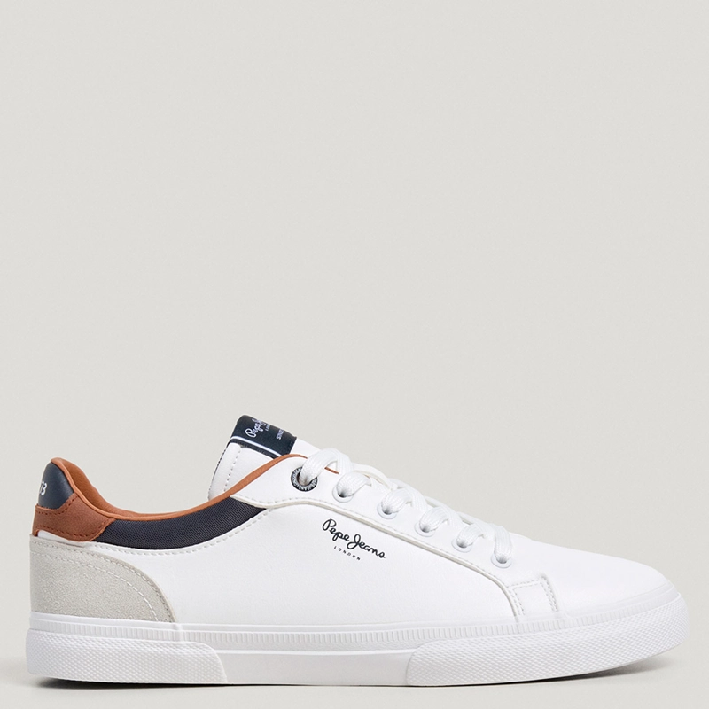 ZAPATILLAS HOMBRE PEPE JEANS LONDON CASUALES BLANCO KENTON COURT - 1