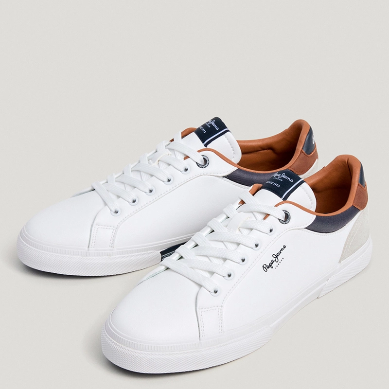 ZAPATILLAS HOMBRE PEPE JEANS LONDON CASUALES BLANCO KENTON COURT - 2