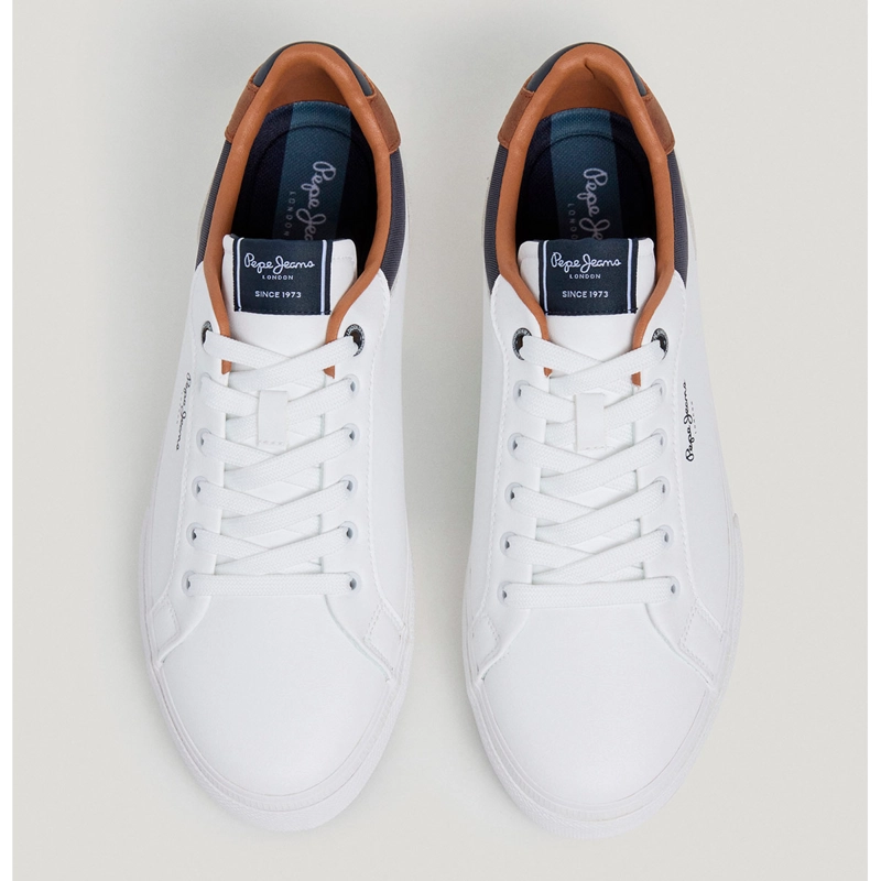 ZAPATILLAS HOMBRE PEPE JEANS LONDON CASUALES BLANCO KENTON COURT - 3