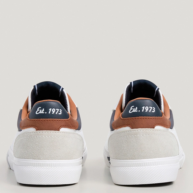 ZAPATILLAS HOMBRE PEPE JEANS LONDON CASUALES BLANCO KENTON COURT - 4