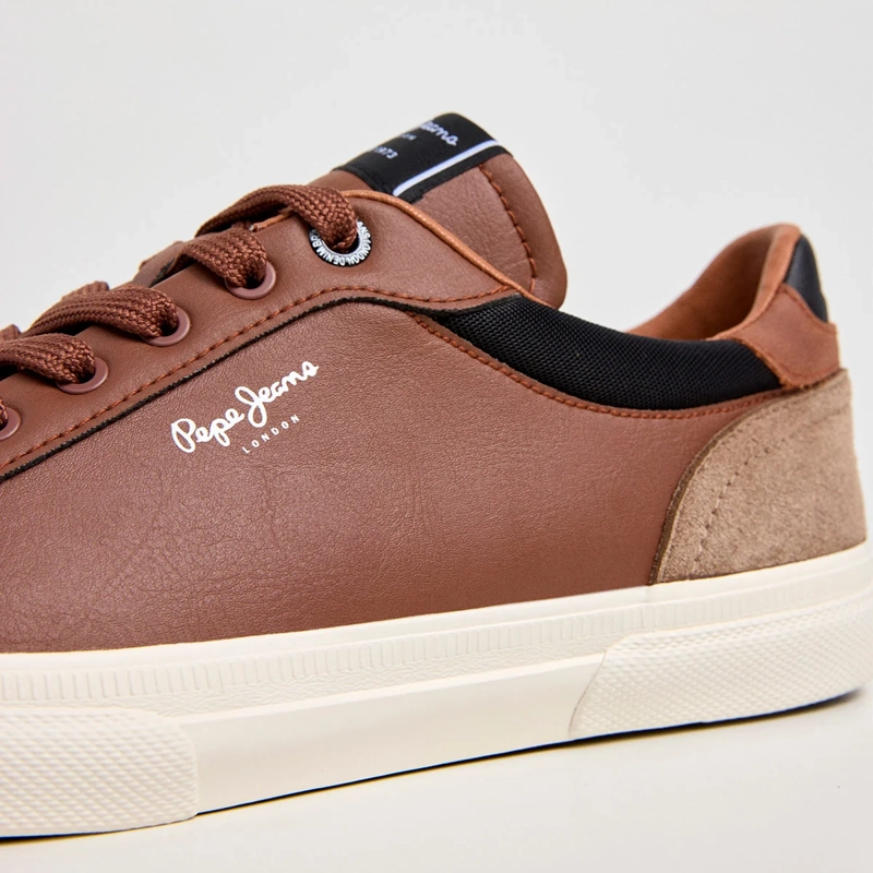ZAPATILLAS HOMBRE PEPE JEANS LONDON CASUALES CAFÉ KENTON COURT - 6