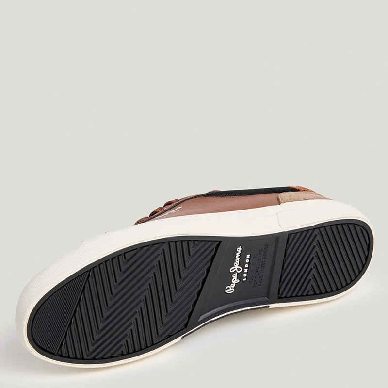 ZAPATILLAS HOMBRE PEPE JEANS LONDON CASUALES CAFÉ KENTON COURT - 5
