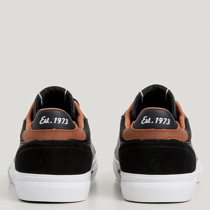 ZAPATILLAS HOMBRE PEPE JEANS LONDON CASUALES NEGRO KENTON COURT - 4