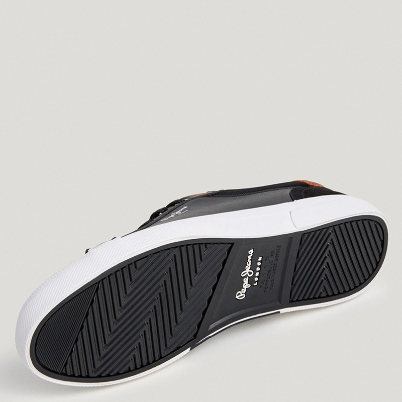 ZAPATILLAS HOMBRE PEPE JEANS LONDON CASUALES NEGRO KENTON COURT - 5