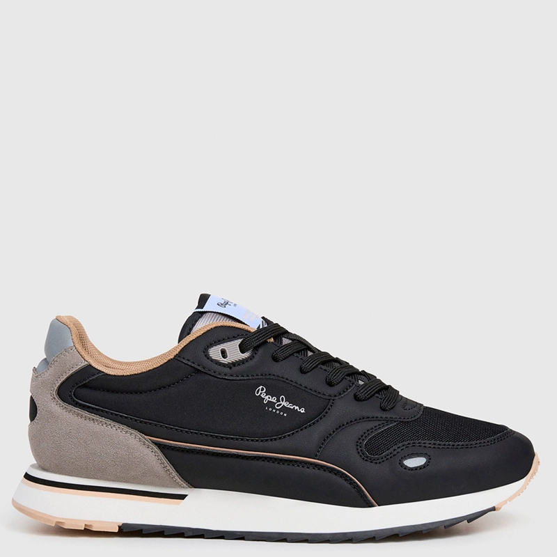 ZAPATILLAS HOMBRE PEPE JEANS LONDON CASUALES NEGRO BEXLEY CITY - 1
