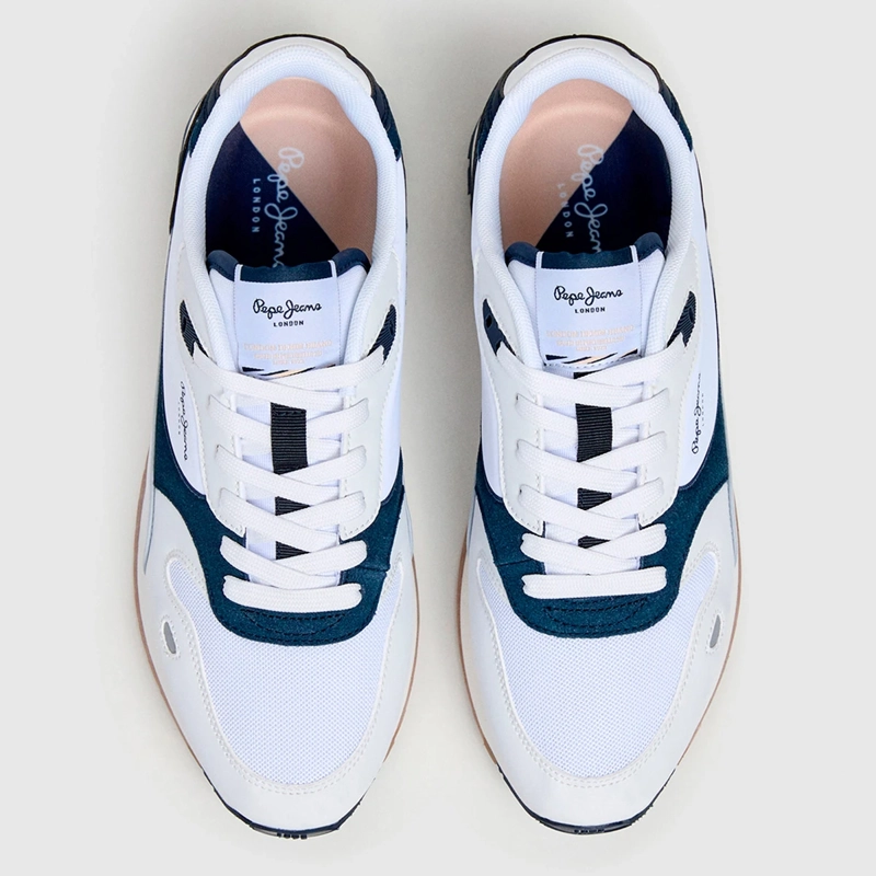 ZAPATILLAS HOMBRE PEPE JEANS LONDON CASUALES BLANCO BEXLEY ROAD - 3
